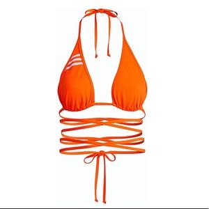 IVY PARK | Solar Orange Wrap Around Swim Top 🔥